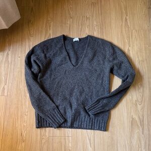 Meshki Gray Knit Sweater Top